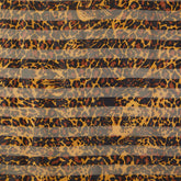 サンローラン レオパード ヒョウ スカーフ ブラウン ブラック シルク レディース SAINT LAURENT 【中古】